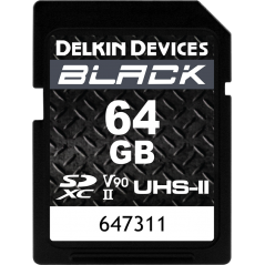 Karta pamięci Delkin SD BLACK Rugged UHS-II (V90) R300/W250 64GB