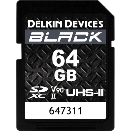 Karta pamięci Delkin SD BLACK Rugged UHS-II (V90) R300/W250 64GB