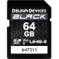 Karta pamięci Delkin SD BLACK Rugged UHS-II (V90) R300/W250 64GB