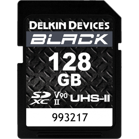Karta pamięci Delkin SD BLACK Rugged UHS-II (V90) R300/W250 128GB