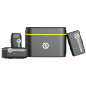 Hollyland Lark M1 Duo zestaw bezprzewodowy audio 2.4GHz (TX+TX+RX) zasięg do 200m (z etui ładującym)