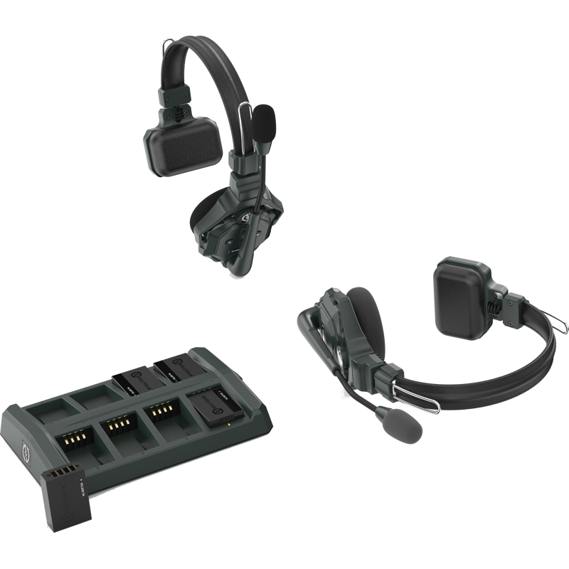 Hollyland Solidcom C1 Full Duplex bezprzewodowy system intercom z 2 słuchawkami