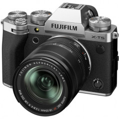 Fujifilm X-T5 + XF 18-55mm f/2.8-4 R LM OIS srebrny