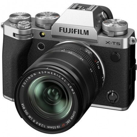 Fujifilm X-T5 + XF 18-55mm f/2.8-4 R LM OIS srebrny