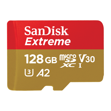 Karta pamięci SanDisk Extreme SDXC 128GB 160/90 MB/s V30 A2 U3 4K