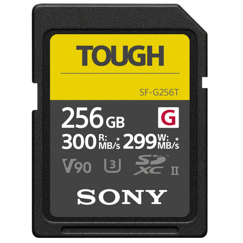 Karta pamięci Sony SF-G Tough SDXC 256GB UHS-II U3 V90 + studencki cashback 200zł