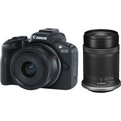 Canon EOS R50 + obiektyw RF-S 18-45mm f/4.5-6.3 IS STM + obiektyw RF-S 55-210mm IS STM | Zadzwoń Po Rabat