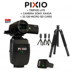 PIXIO robot operator + kamera SONY AX43A + karta microSD 32GB + statyw LITE