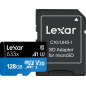 Karta pamięci LEXAR 633X microSDHC/SDXC (V30) R95/W45 128GB z adapterem