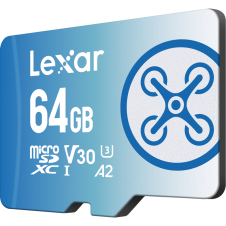 Karta pamięci LEXAR FLY microSDXC 1066x UHS-I / R160/W60MB (C10/A2/V30/U3) 64GB