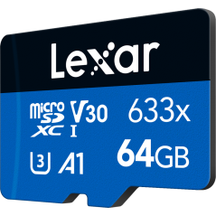 Karta pamięci LEXAR 633X microSDHC/SDXC (V30) R95/W45 64GB