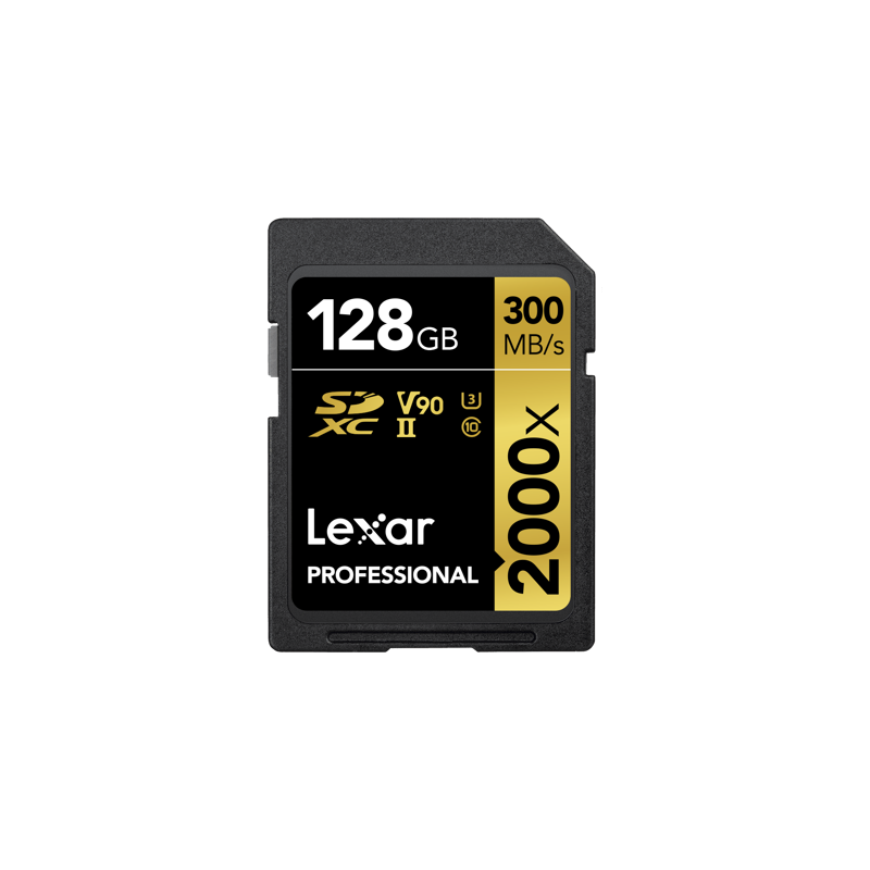 Karta pamięci LEXAR Pro 2000X SDHC/SDXC UHS-II U3(V90) R300/W260 128GB