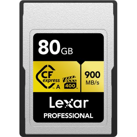 Karta pamięci LEXAR CFexpress Pro Gold R900/W800 (VPG400) 80GB (Type A)