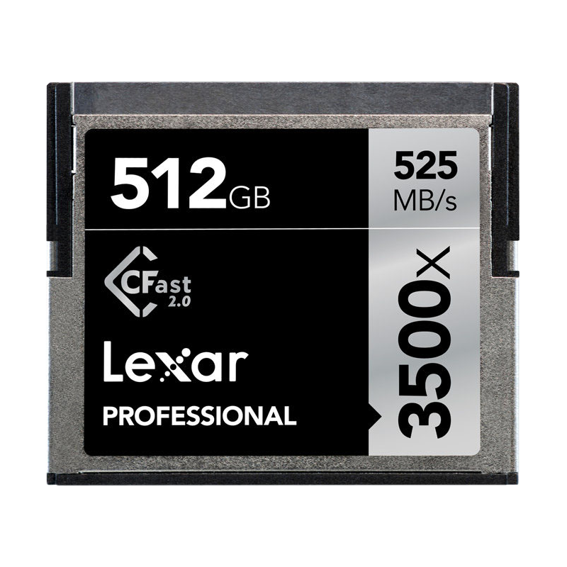 Karta pamięci Lexar Pro 3500X Cfast (VPG-130) R525/W445 512GB