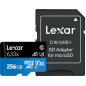 Karta pamięci LEXAR 633X microSDHC/SDXC (V30) R95/W45 256GB z adapterem