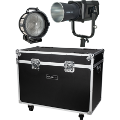 Nanlux Evoke 1200 Spot Light z soczewka Fresnel FL-35 oraz walizką transportową