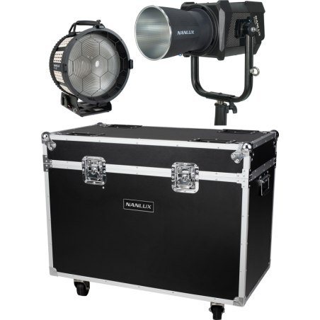 Nanlux Evoke 1200 Spot Light z soczewka Fresnel FL-35 oraz walizką transportową