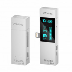 Bezprzewodowy zestaw mikrofonowy 7Ryms RimoMic Lite [iPhone/iPad] biały