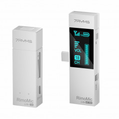 Bezprzewodowy zestaw mikrofonowy 7Ryms RimoMic Lite [USB-C] biały