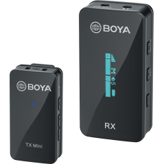 BOYA BY-XM6-S1  zaawansowany i wszechstronny system mikrofonów bezprzewodowych 2,4 GHz