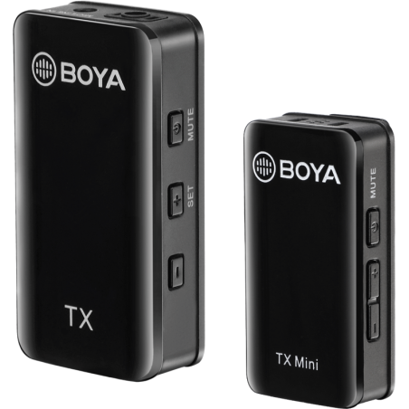 BOYA BY-XM6-S1  zaawansowany i wszechstronny system mikrofonów bezprzewodowych 2,4 GHz