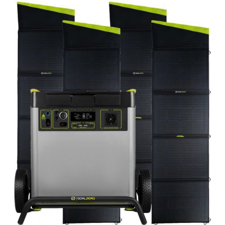 Goal Zero Yeti 6000X EU + Nomad 200 (4x) potężna solarna mobilna elektrownia