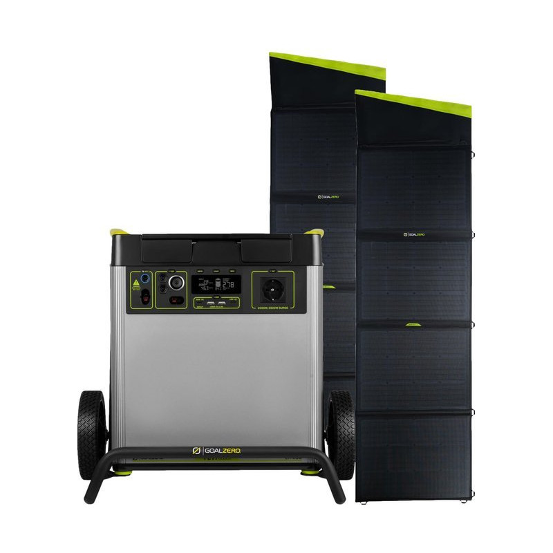 Goal Zero Yeti 6000X EU + Nomad 200 (2x) mocna solarna mobilna elektrownia