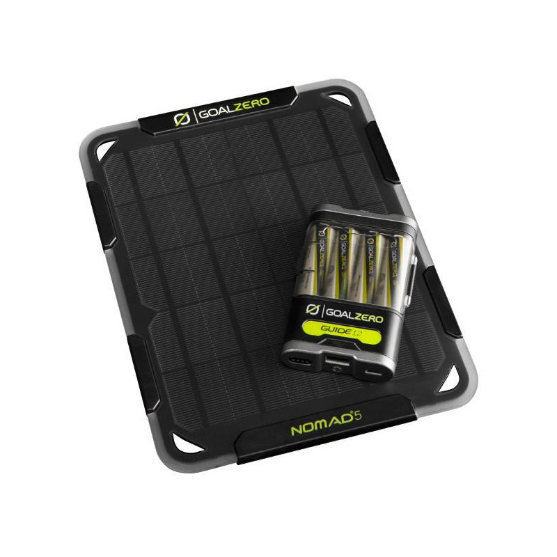 Goal Zero Nomad 5 z Guide 12 Plus ultralekki mobilny zestaw solarny