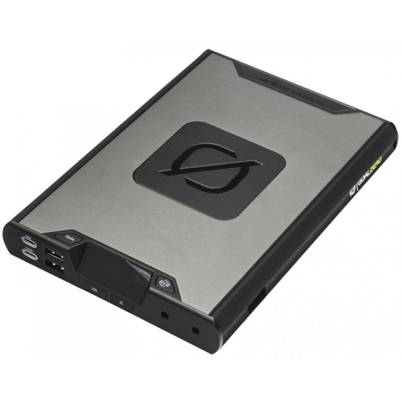 Goal Zero Sherpa 100 AC V2 wydajny, zatwierdzony przez linie lotnicze power bank z indukcją i 230V