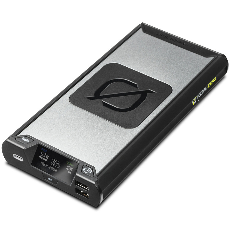 Goal Zero Sherpa 100 PD V2 wydajny, zatwierdzony przez linie lotnicze power bank z indukcją