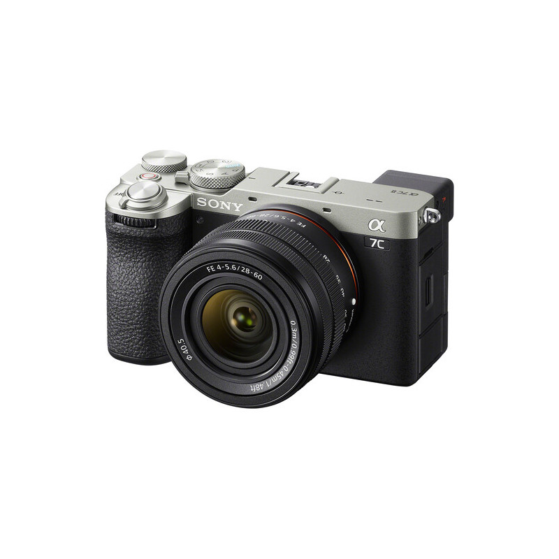 Sony a7C II body z FE 28-60mm f/4-5.6 srebrny + studencki cashback 1300zł Sony a7C II body z FE 28-60mm f/4-5.6 srebrny + studencki cashback 1300zł