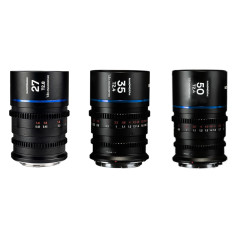 Zestaw obiektywów Venus Optics Laowa Nanomorph 27 mm, 35 mm, 50 mm S35 Blue do Sony E