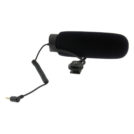 PATONA Premium mikrofon kardioidalny z przypięciem do lustrzanek cyfrowych, kamer i smartfonów