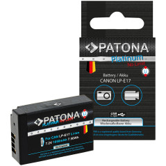 Akumulator Patona zamiennik Canon LP-E17 Platinum + ładowarka z funkcją powerdelivery za 1zł przy zakupie 2 sztuk akumulatorów