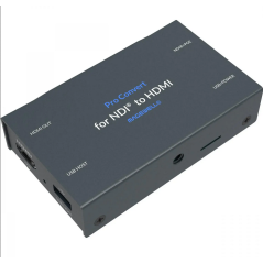 Magewell Pro Convert for NDI to HDMI (64100) | Dekoder NDI, H.264, H.265, RTSP, HTTP, HLS, RTMP Pull/Push, MPEG-TS