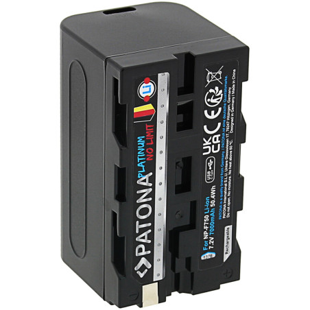 Patona platinium akumulator zamiennik Sony NP-F750 z USB-C