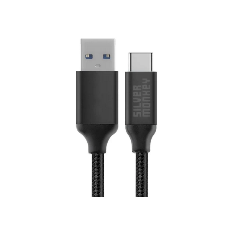 Silver Monkey Kabel USB-A na USB-C 1 m 45W