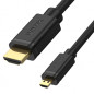 Kabel micro HDMI - HDMI 2.0 Unitek 4K 60Hz 2m