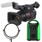 Zestaw Panasonic AG-CX350 + PATONA przenośna stacja zasilania 300/300W 283Wh PD60W USB5V/3A DC12/5A + lampa Patona soft 360