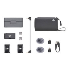 DJI Mic 2 (2 TX + 1 RX) system mikrofonów bezprzewodowych