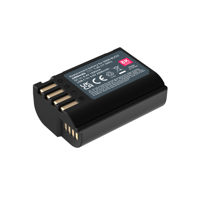 Mathorn MB-252 Ultimate zamiennik baterii Panasonic DMW-BLK22 z funkcją ładowania przez USB-C
