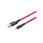 Kabel fotograficzny Mathorn MTC-500M 5m 10Gbps 60W USB A-C Magenta