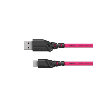 Kabel fotograficzny Mathorn MTC-500M 5m 10Gbps 60W USB A-C Magenta