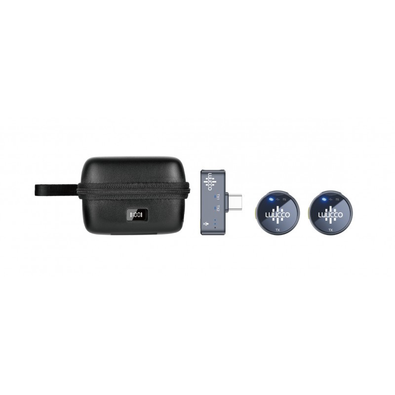 Luucco AirWave K2 USB-C bezprzewodowy mikrofon krawatowy