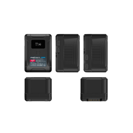 Mathorn MB-V200 bateria 14000mAh PD65W OLED USB-C 200Wh V-mount