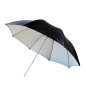 Delamax parasol studyjny czarny zewnątrz - biały wewnątrz 101cm