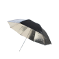 Delamax parasol studyjny czarny zewnątrz - srebrny wewnątrz 101cm