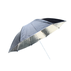 Delamax parasol studyjny czarny zewnątrz - srebrny wewnątrz 101cm