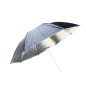Delamax parasol studyjny czarny zewnątrz - srebrny wewnątrz 101cm