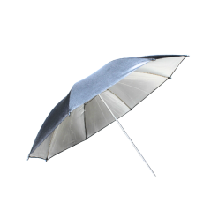 Delamax parasol studyjny grafitowy zewnątrz - srebrny wewnątrz 84cm